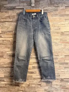 BEAUTY&YOUTHライトブルー ストレートデニムパンツ（S）