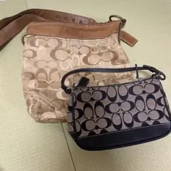 A*s様 Coach ショルダーバッグ ベージュ/ブラウン