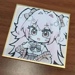 オリジナルイラスト‪ ·͜· /原画 手描き 色紙 - メルカリ‬