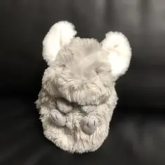 ★ 中古 耳付きグレーぬいぐるみ グレー　ハムスター？のサムネイル