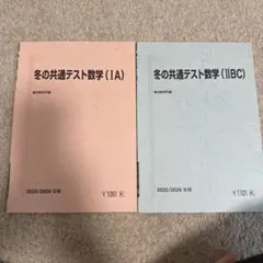 駿台 冬の共通テスト数学 IA IIBC 2025/2026