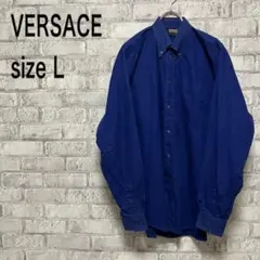 【VERSACE】ベルサーチ 長袖シャツ size L お洒落 カッコイイのサムネイル