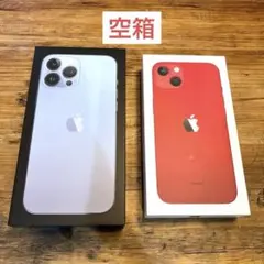iPhone13ProMAX シエラブルー　iPhone13 レッド　空箱