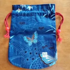 和装用バッグ 藍染