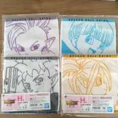 ドラゴンボールDAIMA一番くじ 第2弾　H賞 ジャガードタオル　4枚