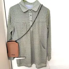 新品未使用。ジャーナルスタンダードポシェット＆幾何学模様の長袖シャツブラウス