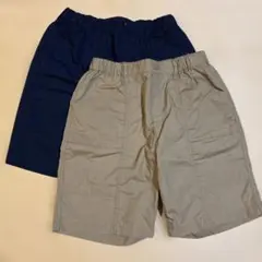 UNIQLO ハーフパンツ 160cm 2枚セット