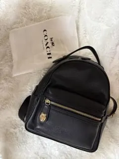 COACH リュック ブラック レザー