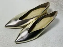 M55◆新品◆LE TALON 4.5cmポインテッドハイバンプパンプス25.5