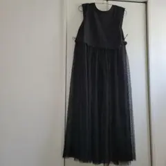 【SALE】CAPRICIEUX LEMAGE★新品未使用ワンピース★ブラック