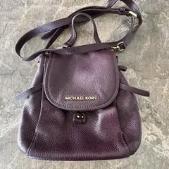 MICHAEL KORS パープル ショルダーバッグ