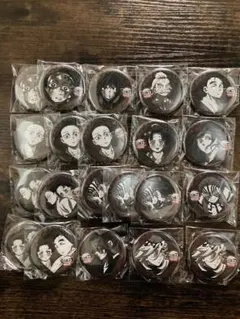 鬼滅の刃　ダイニング　缶バッジ　チェキ ランチョンマット セット