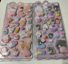 新品　おしりシール　ぷにぷにシール　立体シール　2シート　可愛い　ぷくぷく
