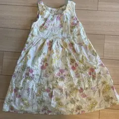 ブランシェス　花柄ワンピース110