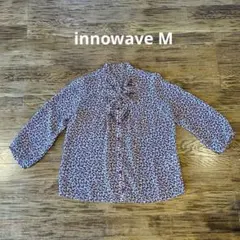 ★美品★innowaveフリル付タイブラウスMのサムネイル