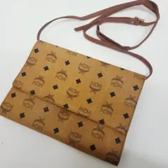 MCM エムシーエム ショルダーバッグ ヴィセトス柄 ライトブラウン