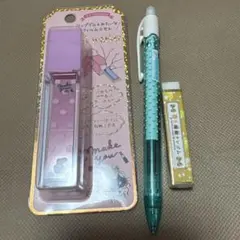 リップグロスみたいなフィルムふせん PILOT シャーペン 0.5 極細消しゴム