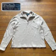 Polo by Ralph Lauren★ハーフジップ スウェット ベージュ♠︎Mのサムネイル