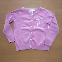 agnes b. ENFANT 4ans ニットカーディガン ピンク