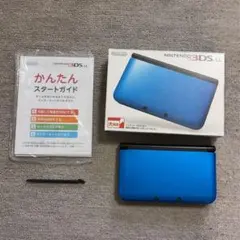 3DSLL ブルー×ブラック 本体 箱・説明書セット 充電器なし