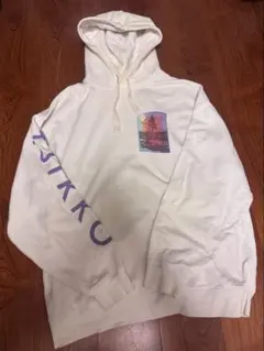 Acne Studios 白オーバーサイズ プルオーバー•パーカー