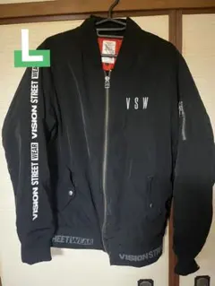 VISION STREET WEAR MA-1ジャケット Lサイズ ブラック