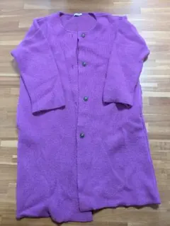 BAYFLOW　ニットコート　パープル