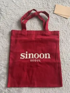 sinoon バッグ Sinoon】☆ 韓国人気 ☆ Logo Lace Eco Bag ☆ 3 COLOR (sinoon/エコ