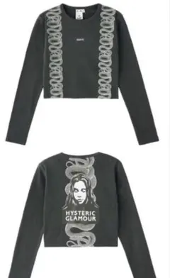 X-girl ×HYSTERIC GLAMOURコラボTシャツ長袖