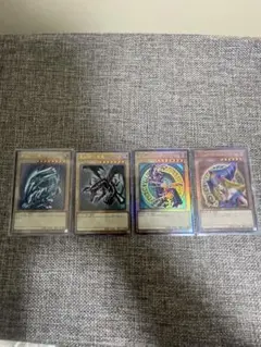 遊戯王カード レリーフセット　御三家＋ブラマジガール