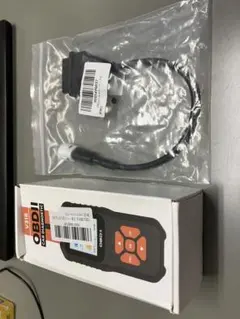 OBDII診断ツールOBD2日本語マニュアル付 故障スキャナーケーブル3ピン変換