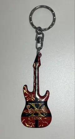 X JAPAN ギター型 キーホルダー 東京ドーム 当時物のサムネイル