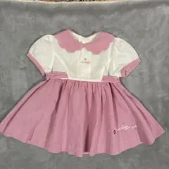 クレージュ　子供服　夏用半袖ワンピース　後ろリボンのサムネイル