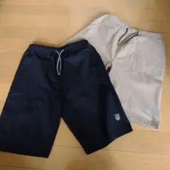 【匿名配送】しまむら　ハーフパンツ　２枚セット　130