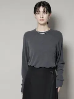 NANOuniverse ミニラメシャギ－ニットプルオーバー ニット