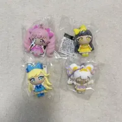 ひみつのアイプリ　3D ラバーマスコット　全4種セット