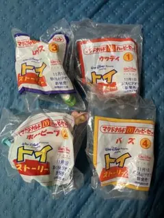 マクドナルド ハッピーセット トイ・ストーリー フィギュア 4種　日本のサムネイル