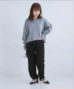 green label relaxing パンツ黒 S