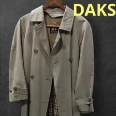 Daks シルク トレンチコート ライナー付 7号　レディースコート