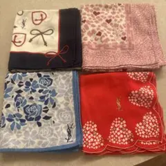 Used イヴ・サンローラン　ハンカチ　まとめ売り