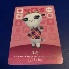 未使用⭐️ユキ amiiboカード どうぶつの森 242