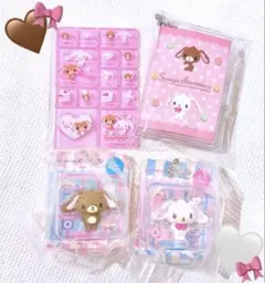 新品 サンリオキャラクターズ ガチャガチャ シュガーバニーズ タイルシール 豆本
