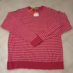 ZARAピンク ストライプ 長袖カットソー Mサイズ