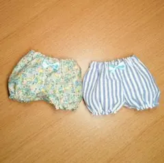 メルちゃんはなちゃん用　ぷっくりパンツ２枚セット(65)