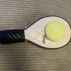 新品未使用 kate spadeグランドスラム3Dミニテニスラケットクロスボディ