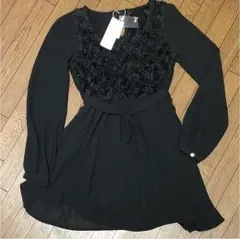 エムズエキサイド フラワーモチーフワンピース サイズM 新品未使用