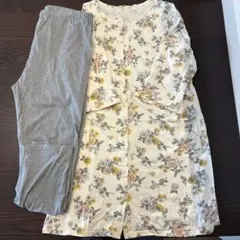 ベルメゾン　マタニティー　花柄パジャマセット M-Lサイズ