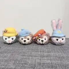 【海外限定】上海ディズニー ダッフィー＆フレンズ ヘアピン 4点セット