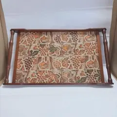 ペルシャ工芸品 ハータムカーリー 象嵌細工 デスク用トレイ - メルカリ