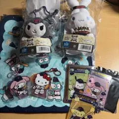 タイトーくじサンリオ侍ジャパンクロミシナモロール D賞ハンギョドンマイメロキティ